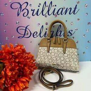 SUPER SALE CALVIN KLEIN DOME CROSSBODY BAG